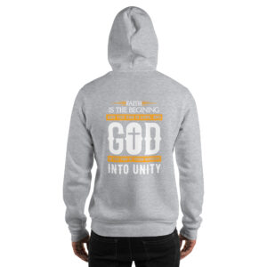 faith and love men's hoodie