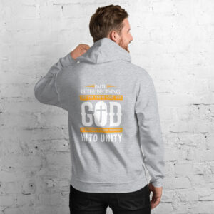 faith and love men's hoodie