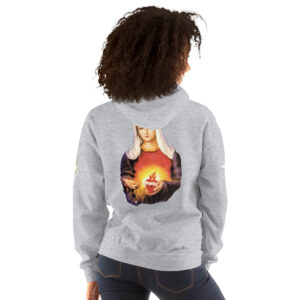 sacred heart of jesus and immaculate heart of mary women's hoodie