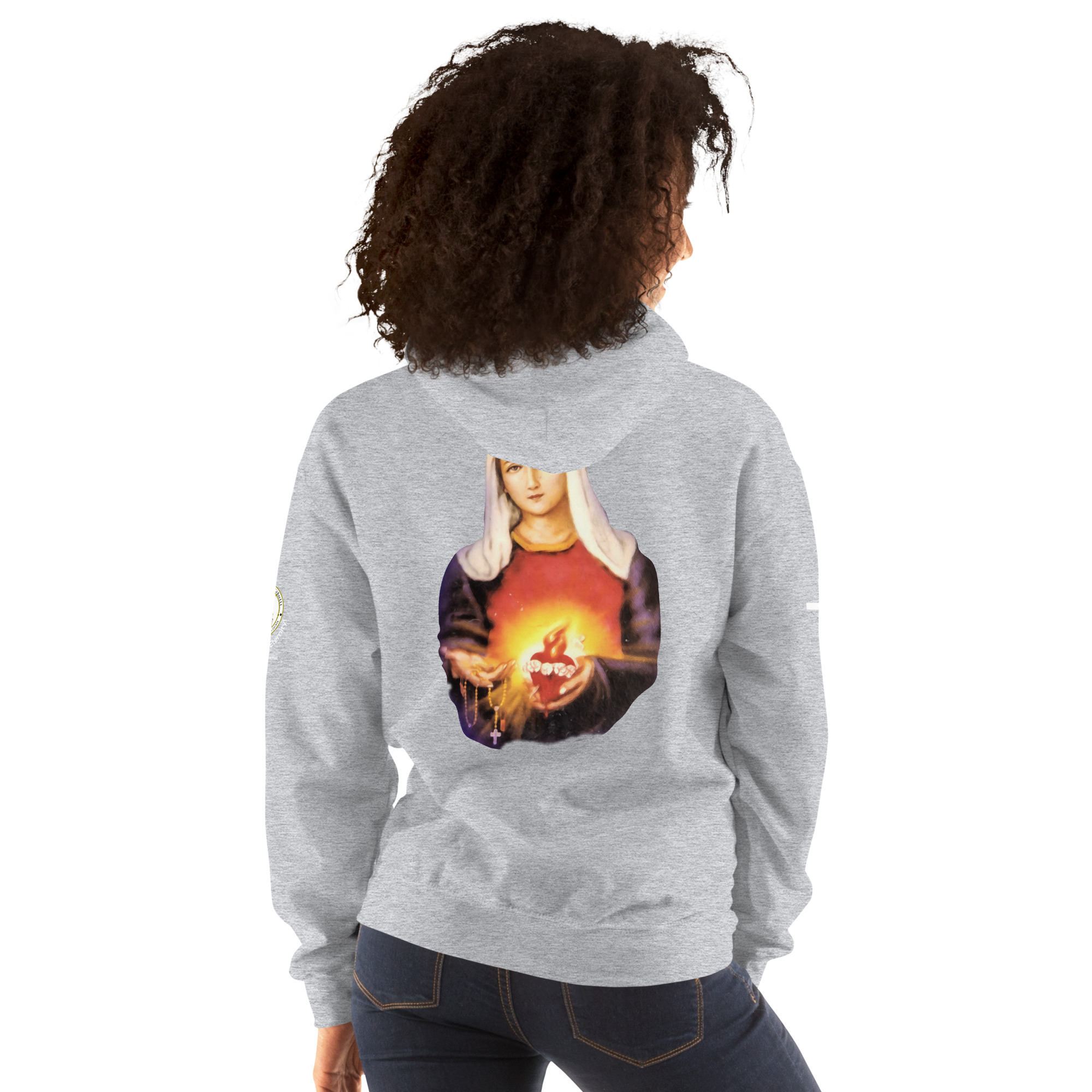 sacred heart of jesus and immaculate heart of mary women's hoodie sacred heart of jesus and immaculate heart of mary women's hoodie