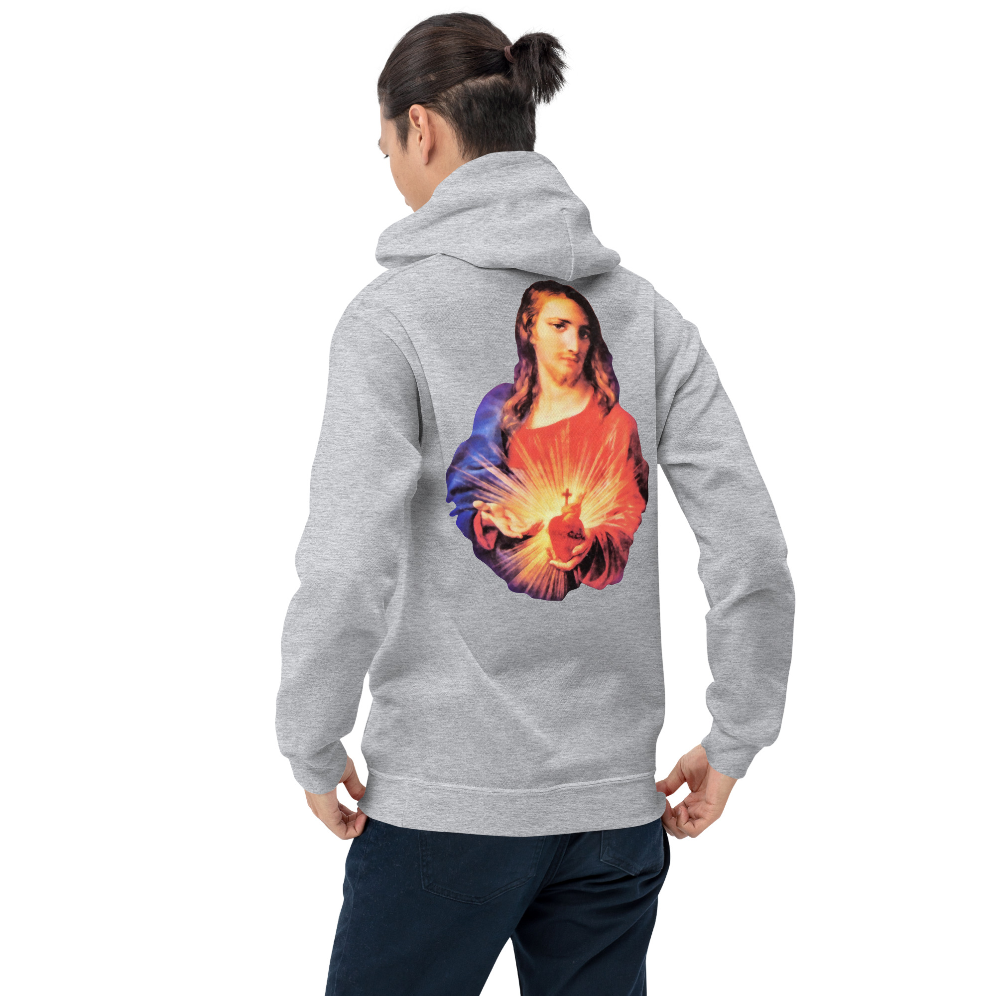 sacred heart of jesus men's hoodie sacred heart of jesus men's hoodie