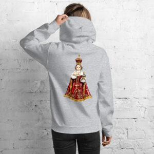 infant of prague women's hoodie