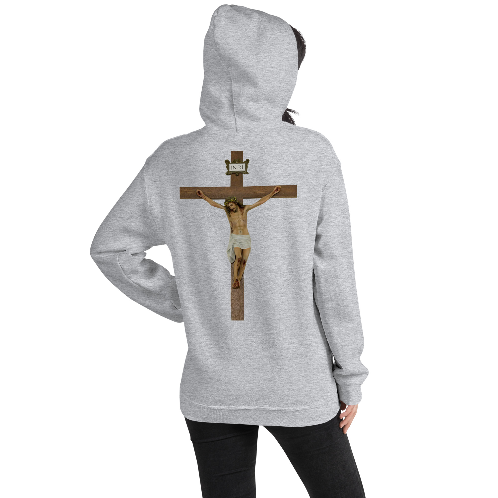 jesus crucified women's hoodie jesus crucified women's hoodie