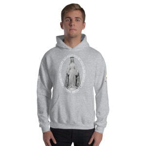 miraculous medal men's hoodie