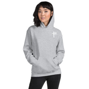 st michael archangel with prayer women's hoodie