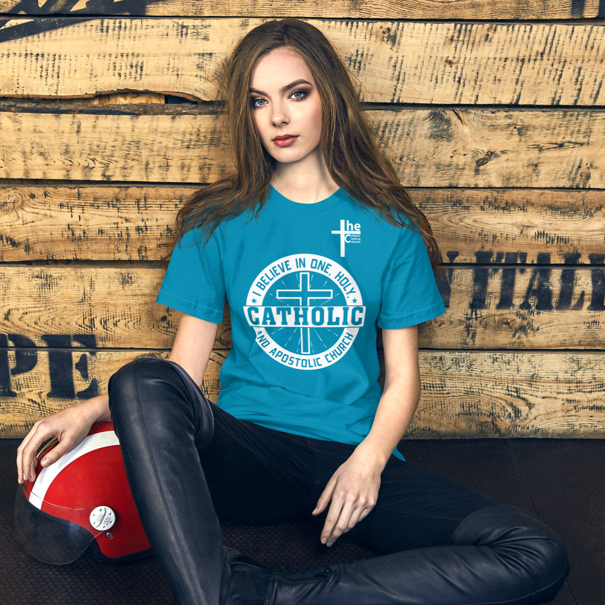 i believe in one, holy, catholic and apostolic church women's t shirt i believe in one, holy, catholic and apostolic church women's t shirt