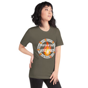 gifts of the holy spirit women's christian t shirt