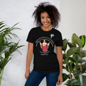 sacred heart of jesus st margaret mary 1675 women's t shirt