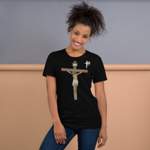 Women's Range jesus crucified women's t shirt