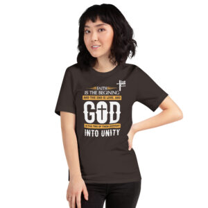 faith and love women's t shirt