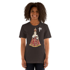 infant of prague women's t shirt
