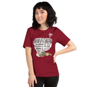 dreams of st joseph women's t shirt