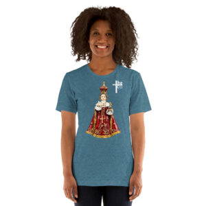 infant of prague women's t shirt