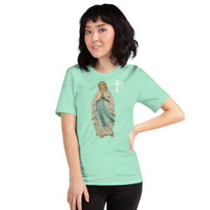 our lady of lourdes women's t shirt