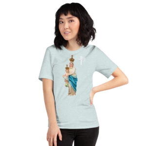 mary and jesus women's t shirt