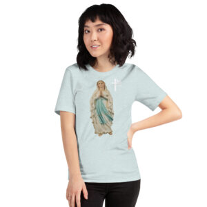 our lady of lourdes women's t shirt