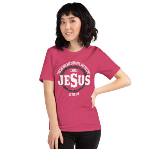 Christian Range i am the way, the truth and the life women's christian t shirt