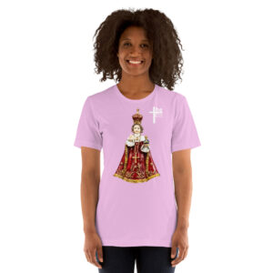 infant of prague women's t shirt