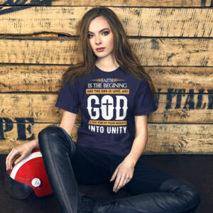 Christian Range faith and love women's christian t shirt