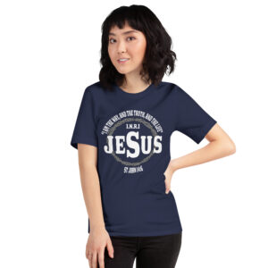 i am the way, the truth and the life women's christian t shirt
