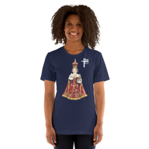 infant of prague women's t shirt