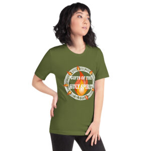 gifts of the holy spirit women's christian t shirt
