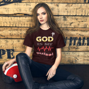 god is my pulse women's t shirt