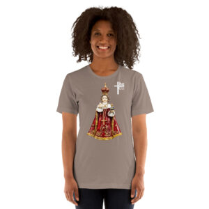 infant of prague women's t shirt