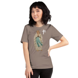 our lady of lourdes women's t shirt