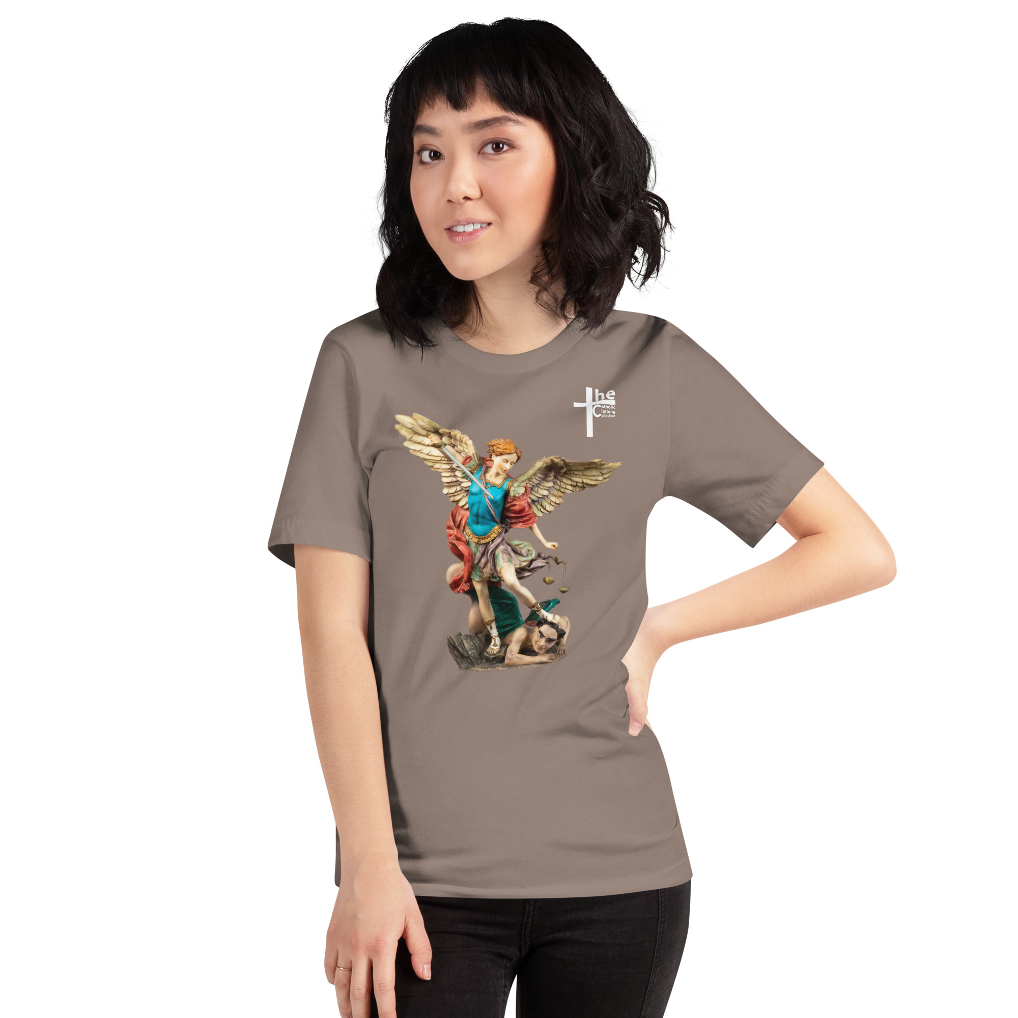 st michael archangel (colour) women's t shirt st michael archangel (colour) women's t shirt