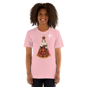 infant of prague women's t shirt