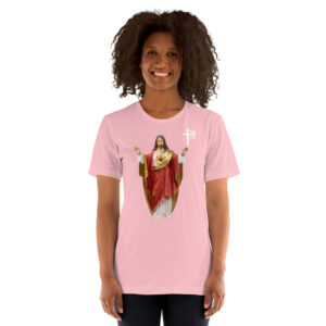 sacred heart of jesus women's t shirt
