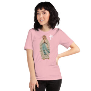 our lady of lourdes women's t shirt