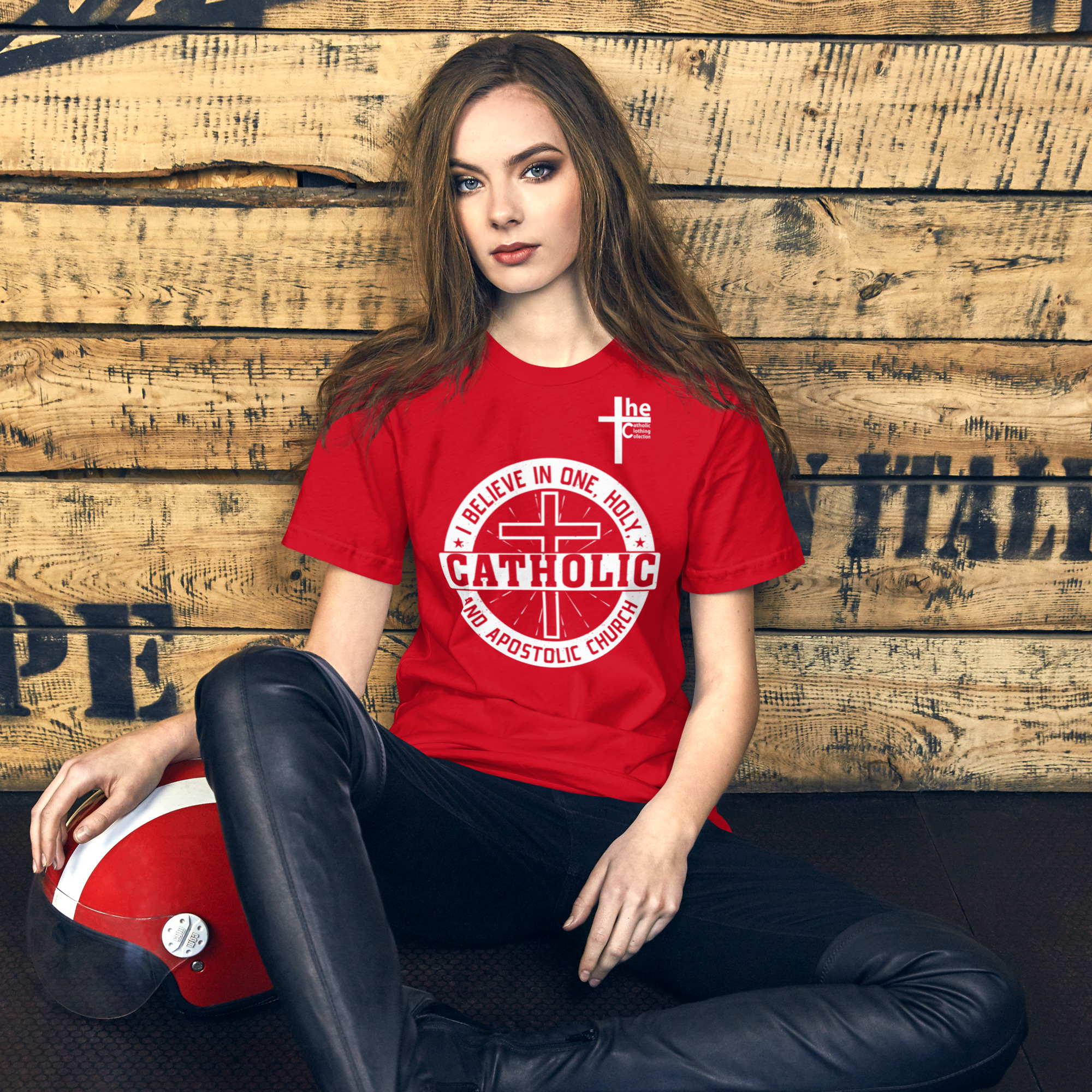 i believe in one, holy, catholic and apostolic church women's t shirt i believe in one, holy, catholic and apostolic church women's t shirt