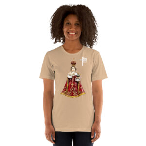infant of prague women's t shirt