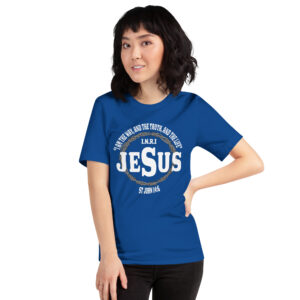 i am the way, the truth and the life women's christian t shirt