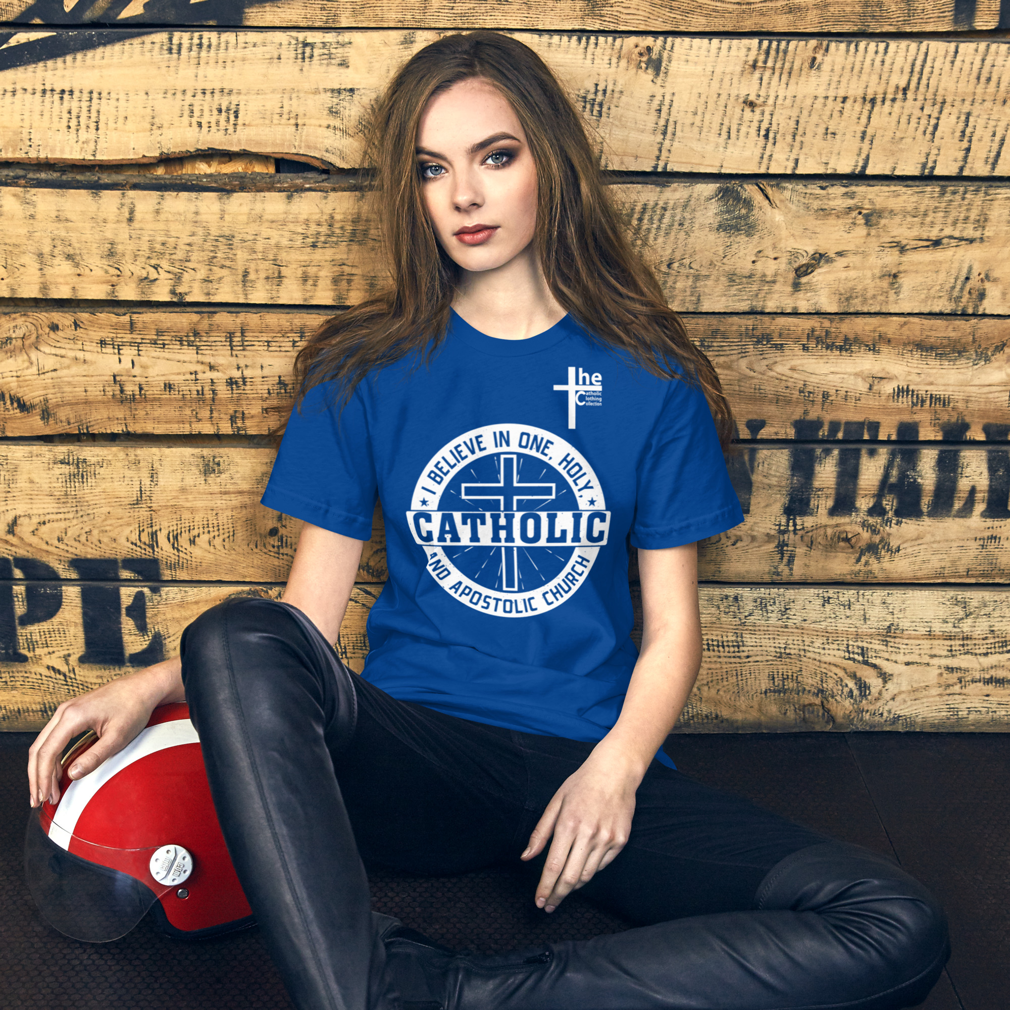 i believe in one, holy, catholic and apostolic church women's t shirt i believe in one, holy, catholic and apostolic church women's t shirt