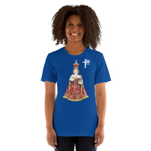 infant of prague women's t shirt