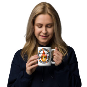 gifts of the holy spirit white glossy mug