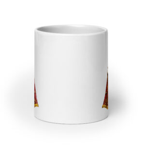 infant of prague white glossy mug