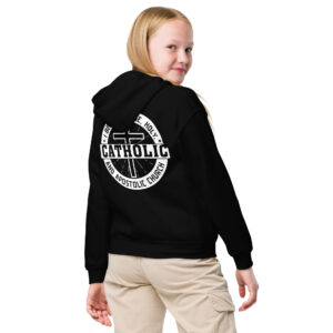 i believe in one, holy, catholic and apostolic church children's hoodie