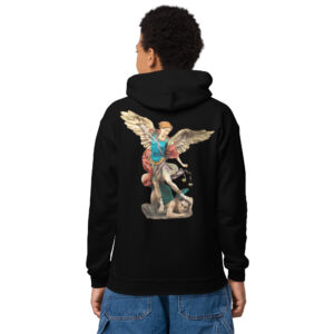 st michael archangel (colour) children's hoodie