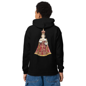 infant of prague kids hoodie