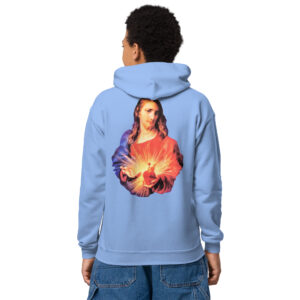 sacred heart of jesus children's hoodie