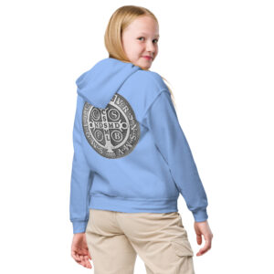 st benedict medal children's hoodie