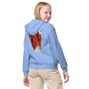 sacred heart of jesus children's hoodie