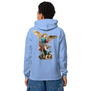 st michael archangel (colour) children's hoodie