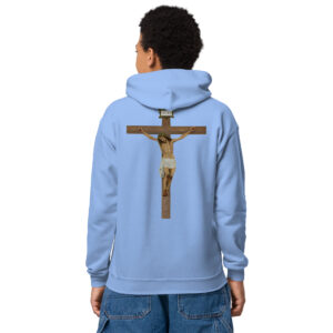 jesus crucified children's hoodie