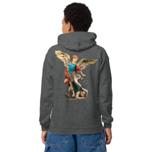 st michael archangel (colour) children's hoodie