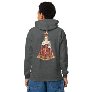 infant of prague kids hoodie